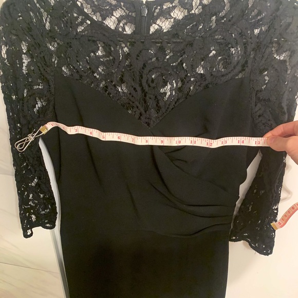 Saks 5th Designer Black Dress | Size 4-6 | Like New - Picture 6 of 8